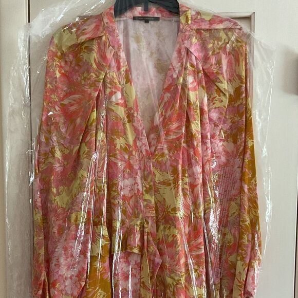 Kobi HALPERIN Jemma Print CORAL MULTI WOMAN Dress SIZE US XL NEW - Picture 5 of 12